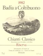 Chianti ris_Coltibuono 1982